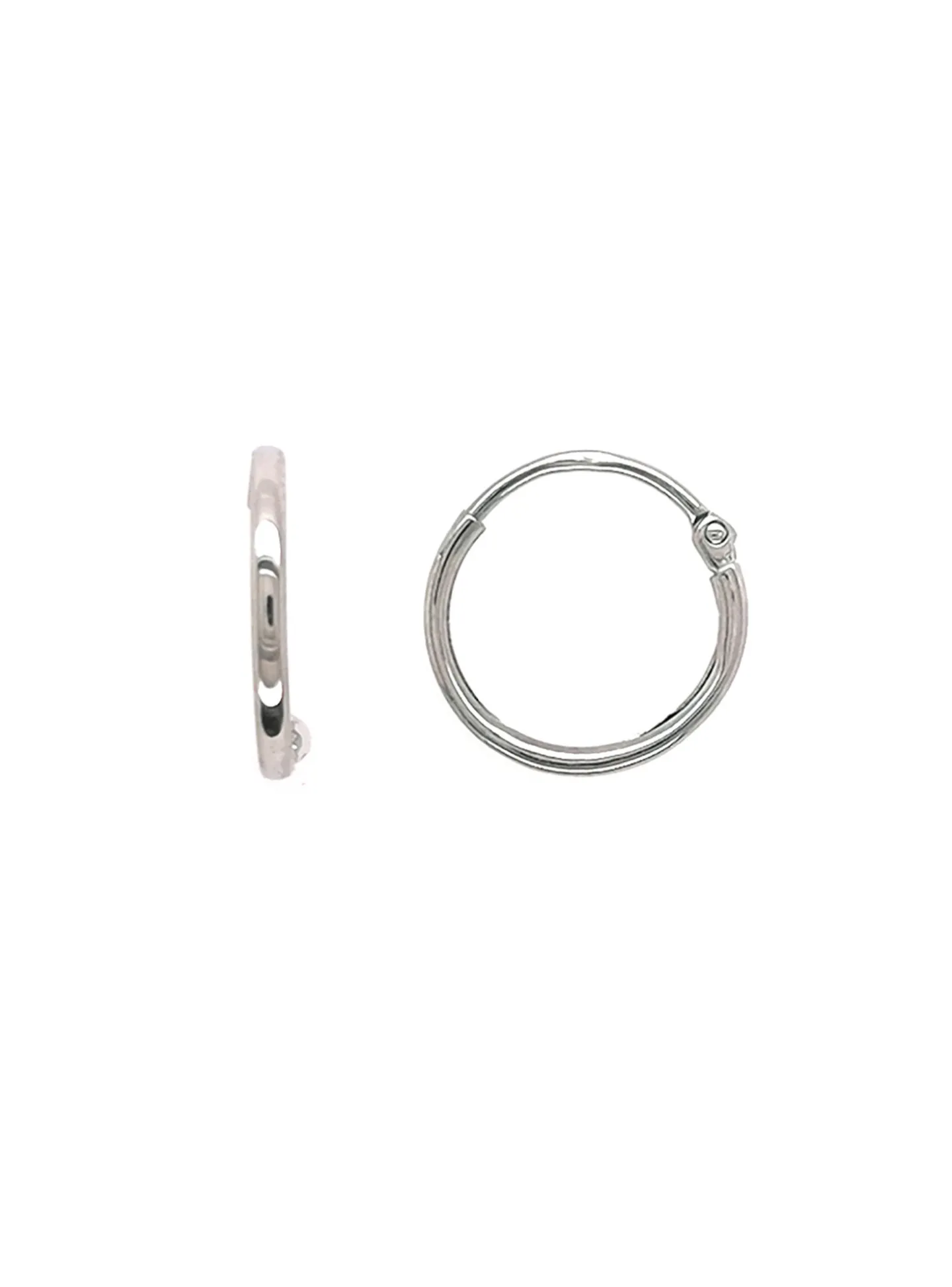 Boucles d'oreilles créoles Brillaxis or 9 carats_x005f_x000D_Diamètre 10mm