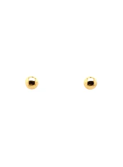 Boucles d'oreilles en or 18 carats boule 3mm
