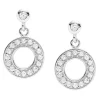 Boucles d'oreilles Fossil disques