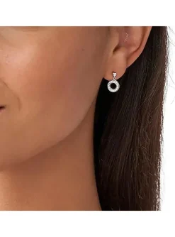 Boucles d'oreilles Fossil disques