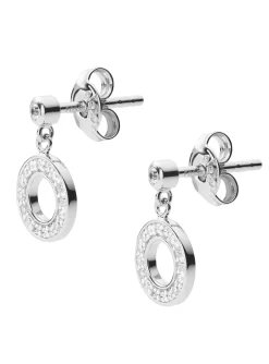 Boucles d'oreilles Fossil disques