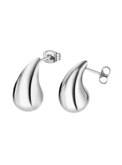 Boucles d'oreilles goutte Lotus_x005f_x000D_acier inoxydable