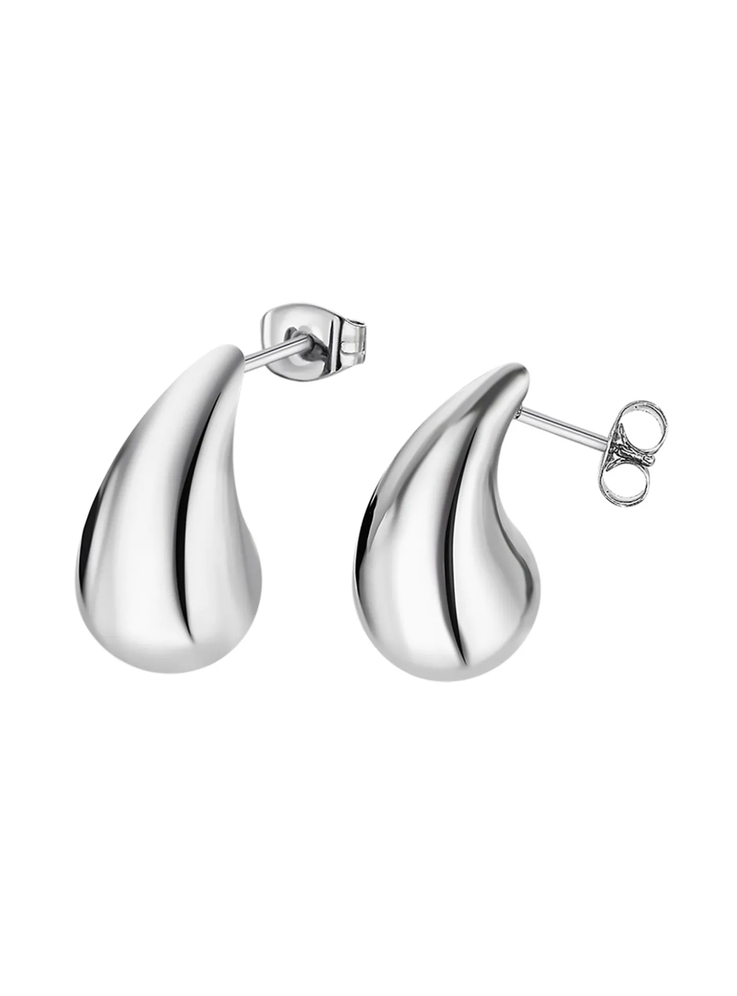 Boucles d'oreilles goutte Lotus_x005f_x000D_acier inoxydable