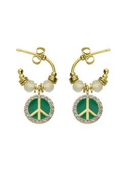 Boucles d'oreilles Hipanema Hayley green