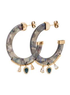Boucles d'oreilles Hipanema Flavia blue