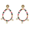 Boucles d'oreilles Les Cadettes Baya multicolores