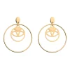 Boucles d'oreilles Les Georgettes Soleil dorées_x005f_x000D_16/32mm
