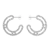 Boucles d'oreilles Les Georgettes Ecailles Argenté