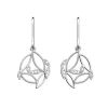Boucles d'oreilles Les Georgettes Arbre de vie argentées Collection Les Intemporels