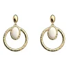 Boucles d'oreilles Les Georgettes Mirage Précieuses_x005f_x000D_dorées 25mm