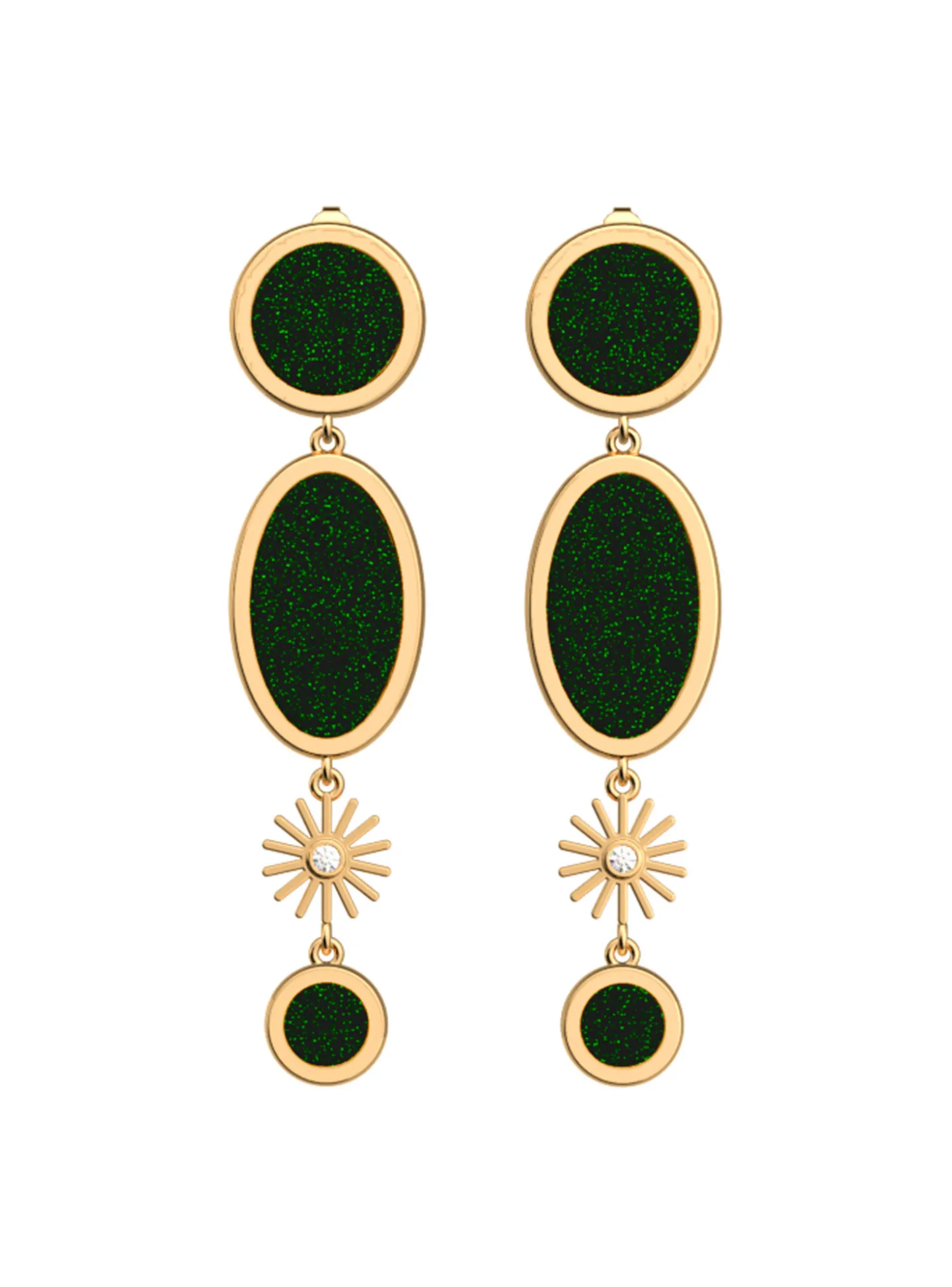 Boucles d'oreilles Les Georgettes Météore_x005f_x000D_Collection Les Cadettes