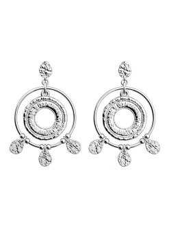 Boucles d'oreilles Les Georgettes Pépite argentées_x005f_x000D_20mm