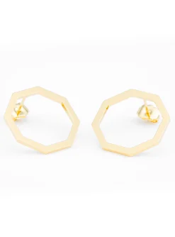 Boucles d'oreilles Les Partisanes Minuit dorées