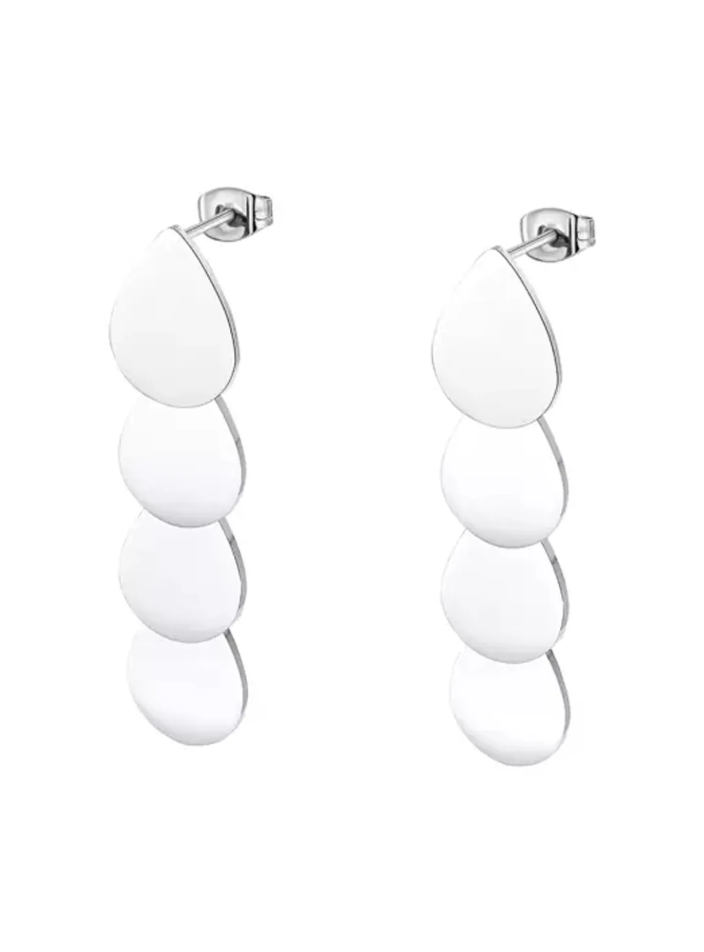 Boucles d'oreilles Lotus Style Urban Woman acier