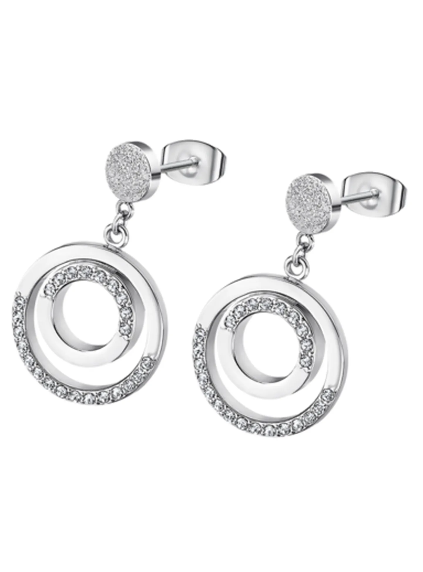 Boucles d'oreilles Lotus Style collection_x005f_x000D_Urban Woman circle