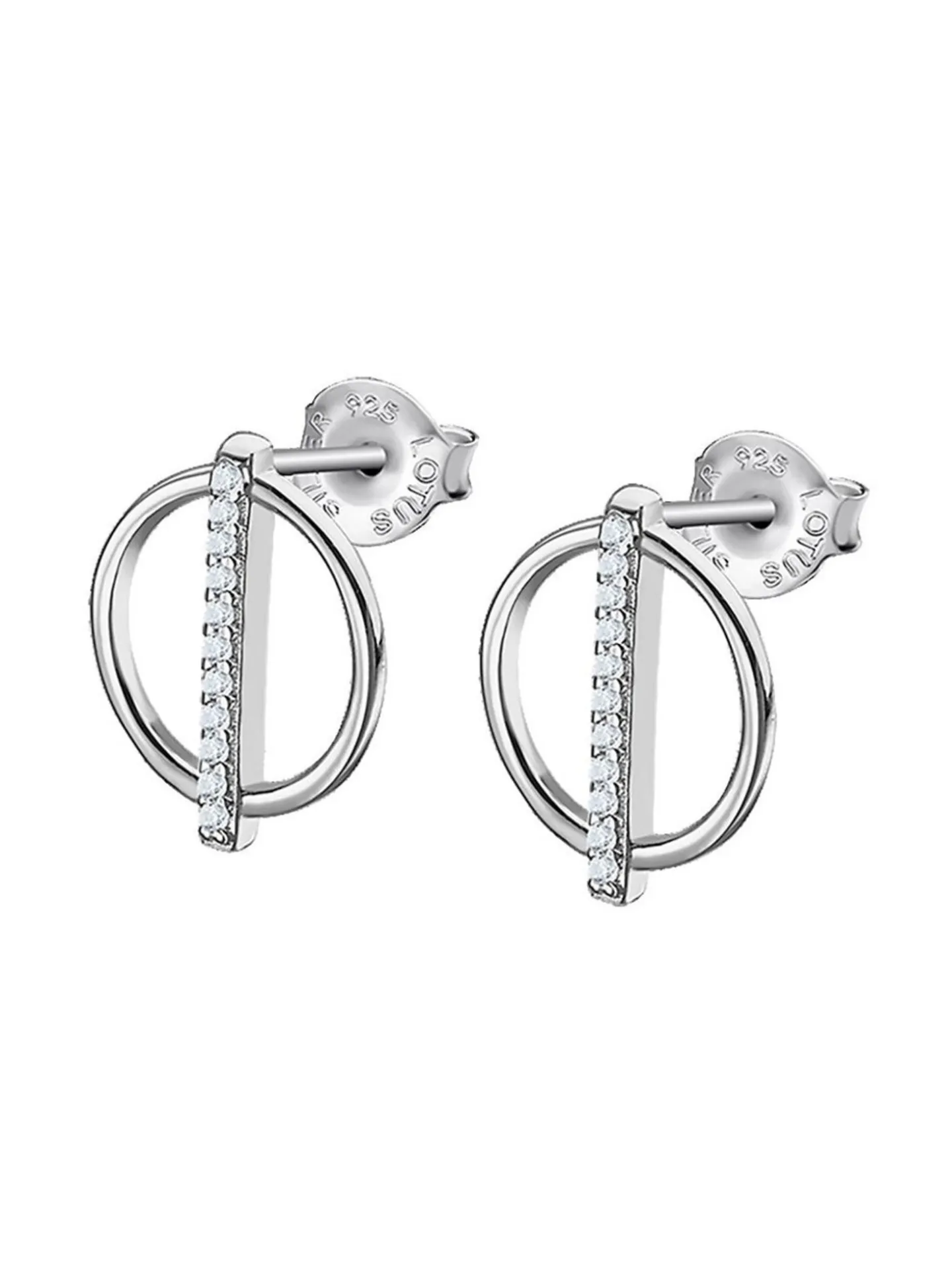 Boucles d'oreilles Lotus Silver Pure Essential