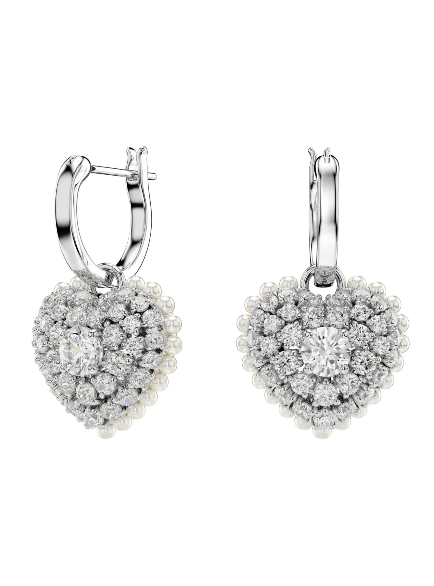 Boucles d'oreilles pendantes Swarovski Hyperbola_x005f_x000D_coeur