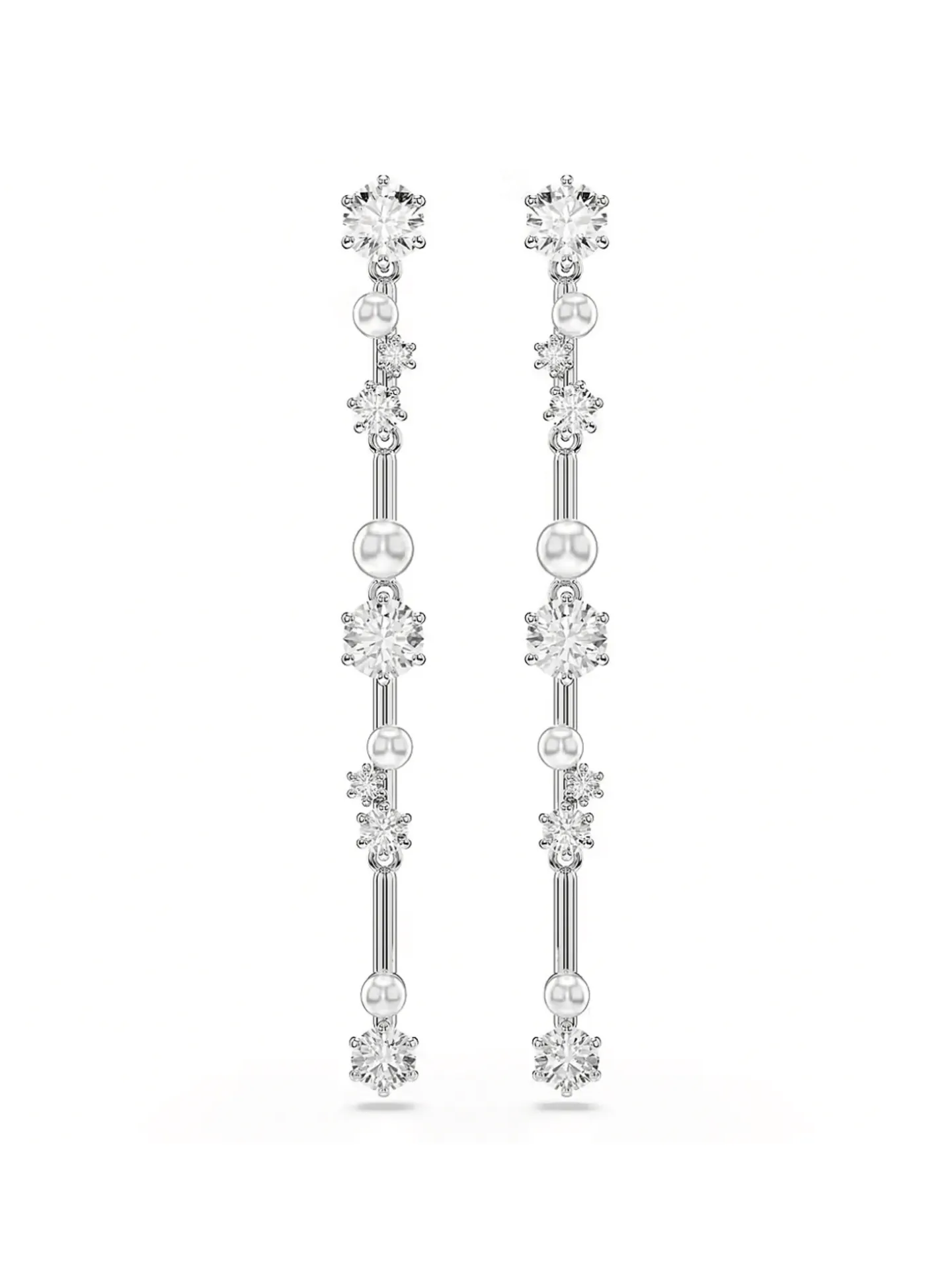 Boucles d'oreilles pendantes Swarovski_x005f_x000D_Constella argenté