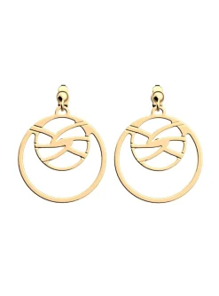 Boucles d'oreilles pendantes Les Georgettes Azur_x005f_x000D_16/25 mm