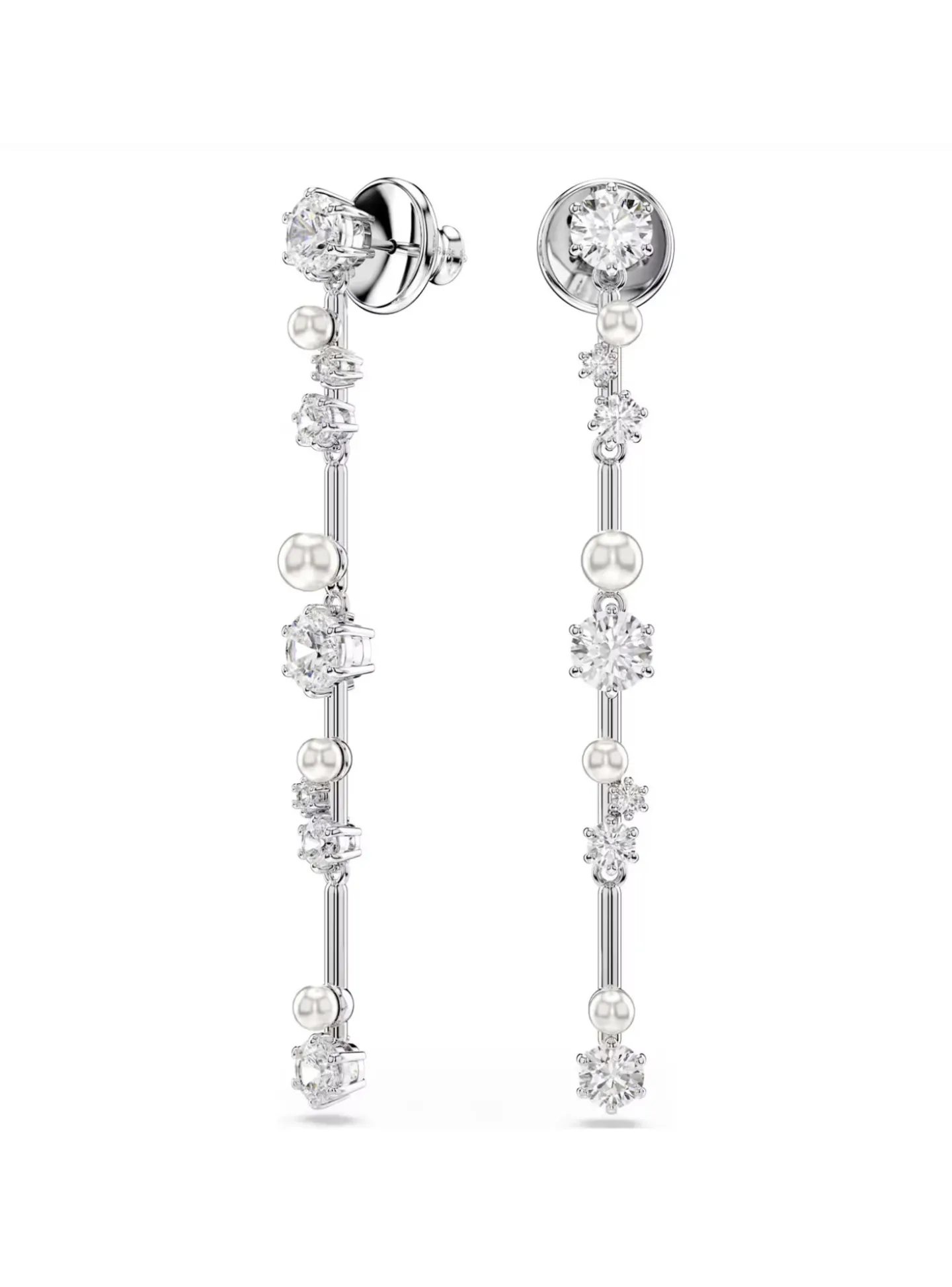 Boucles d'oreilles pendantes Swarovski_x005f_x000D_Constella argenté