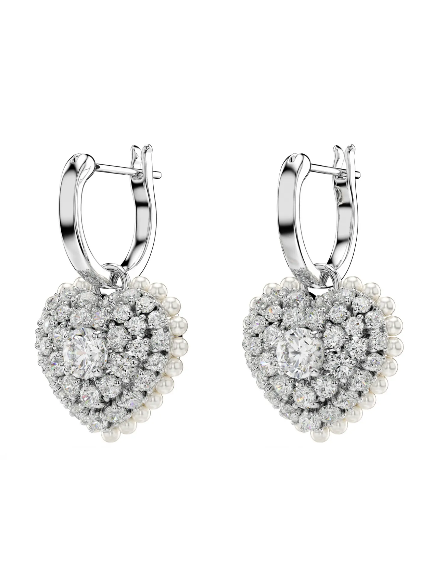 Boucles d'oreilles pendantes Swarovski Hyperbola_x005f_x000D_coeur