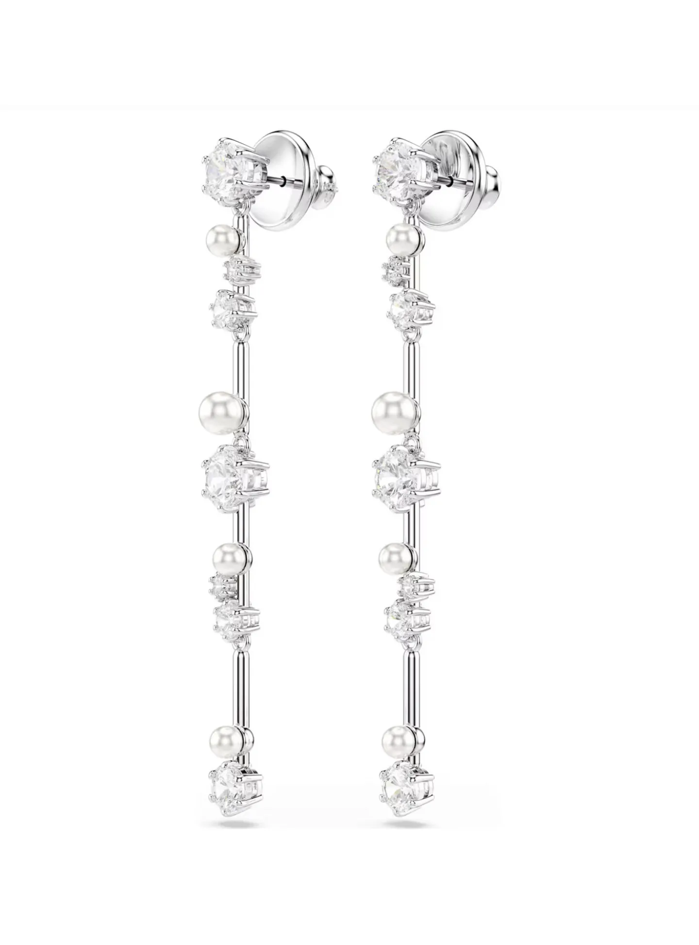Boucles d'oreilles pendantes Swarovski_x005f_x000D_Constella argenté