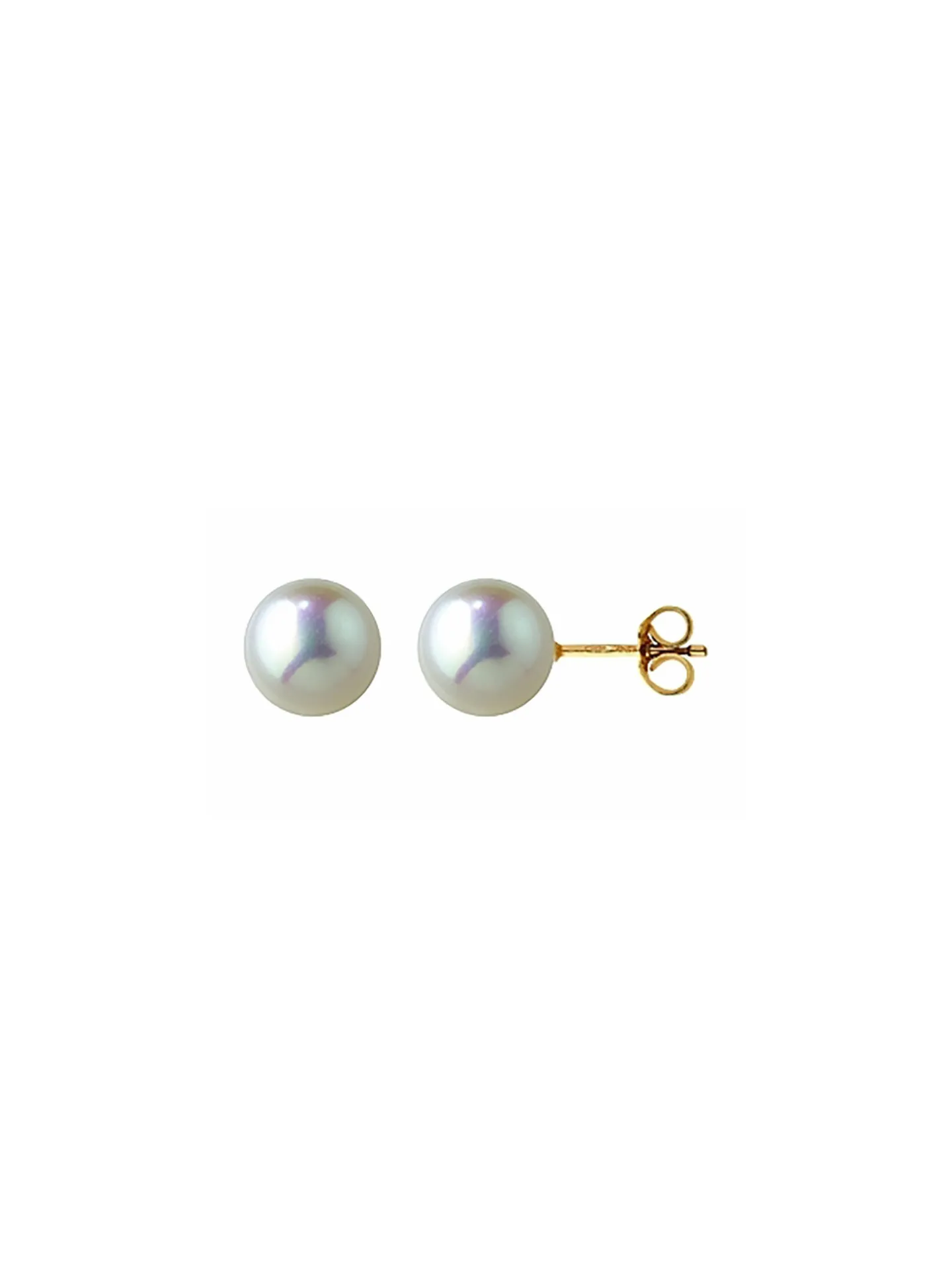 Boucles d'oreilles perles de culture or 9 carats_x005f_x000D_7,5/8mm