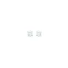 Boucles d'oreilles puce or 18 carats oxydes 3 mm