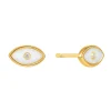 Boucles d'oreilles puces Ania Haie Wild Soul Evil Ey_x005f_x000D_e doré