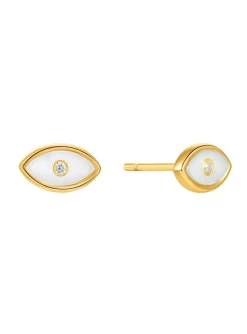 Boucles d'oreilles puces Ania Haie Wild Soul Evil Ey_x005f_x000D_e doré