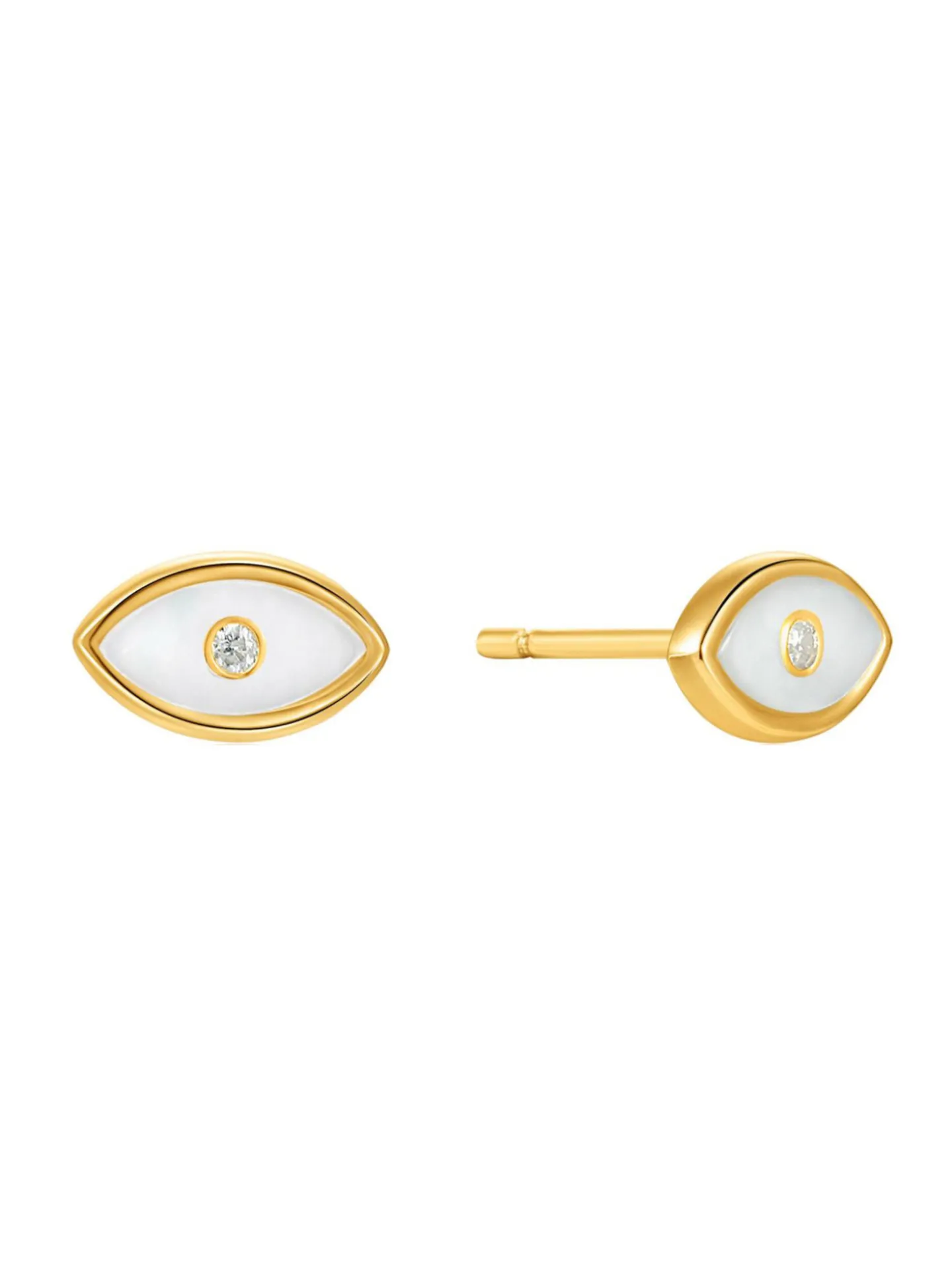 Boucles d'oreilles puces Ania Haie Wild Soul Evil Ey_x005f_x000D_e doré