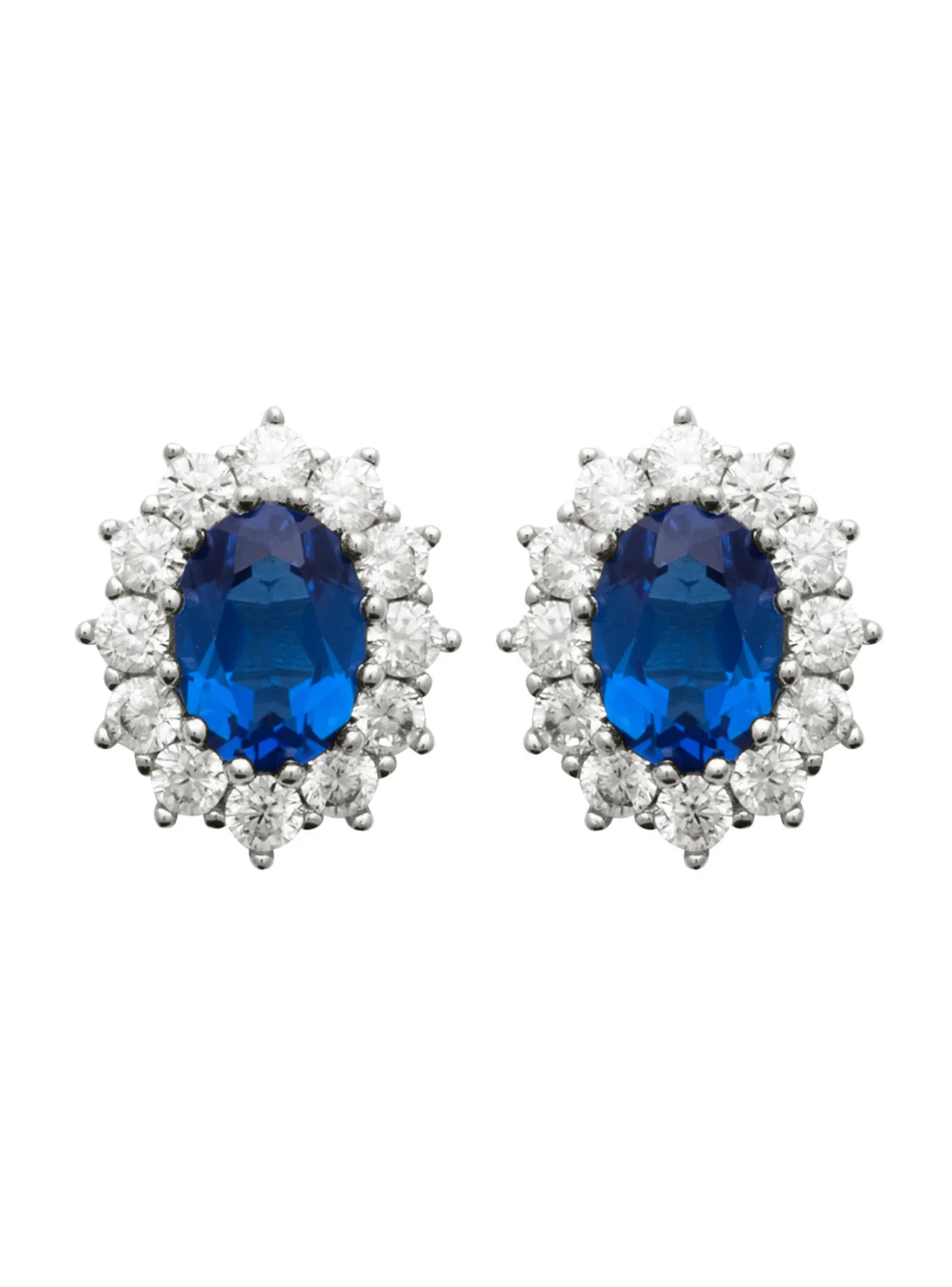 Boucles d'oreilles puces Brillaxis marquise argent