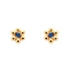 Boucles d'oreilles puces PDPaola Marguerite dorées