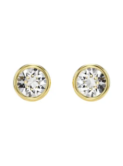 Boucles d'oreilles puces Swarovski Imber dorées