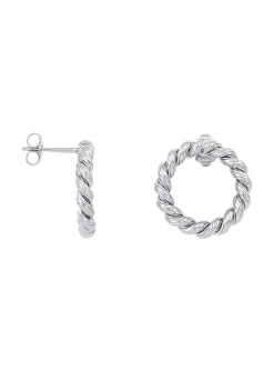 Boucles d'oreilles Saunier Malo argent 925