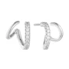 Boucles d'oreilles Sif Jakobs Ellera Due argent_x005f_x000D_petit modèle