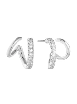 Boucles d'oreilles Sif Jakobs Ellera Due argent_x005f_x000D_petit modèle