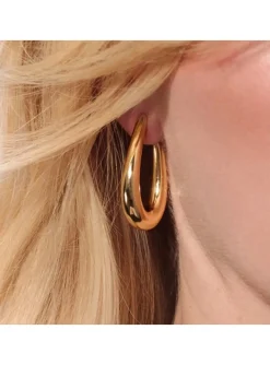 Boucles d'oreilles Sif Jakobs Goccia plaqué or 18K_x005f_x000D_petit modèle nouveautés hiver 2024