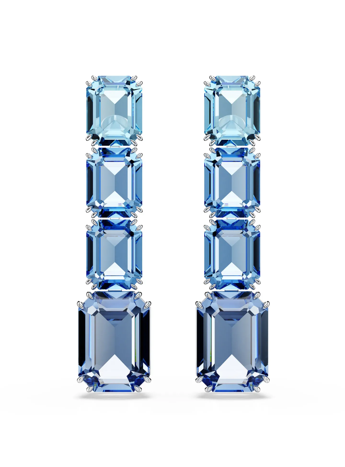 Boucles d'oreilles Swarovski Millenia bleues