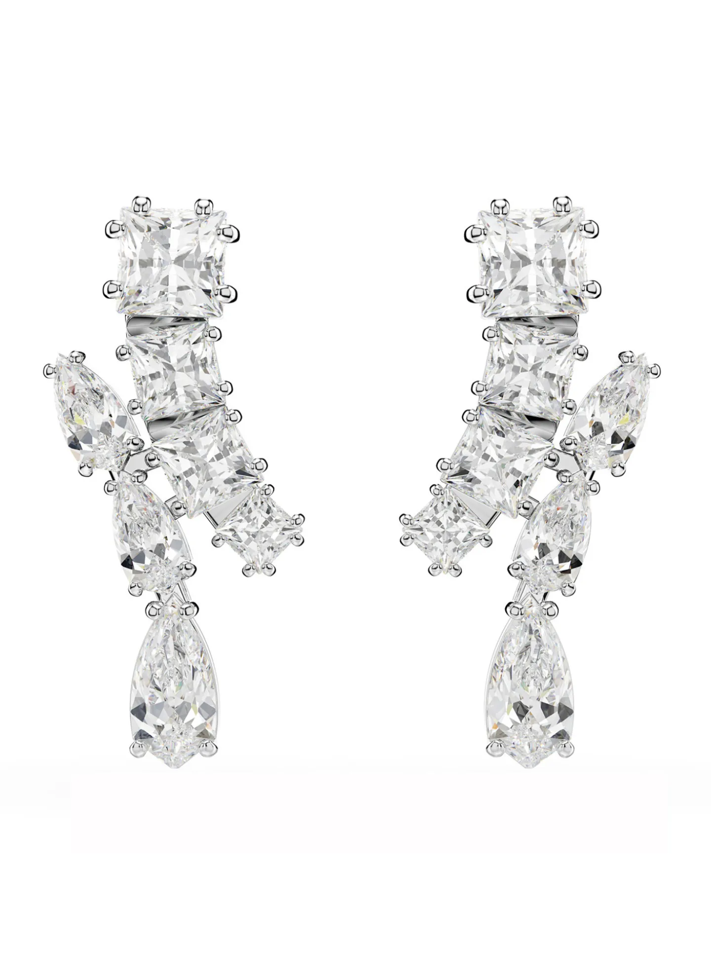 Boucles d'oreilles Swarovski Matrix géométriques