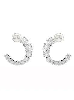 Boucles d'oreilles Swarovski Matrix perle de cristal