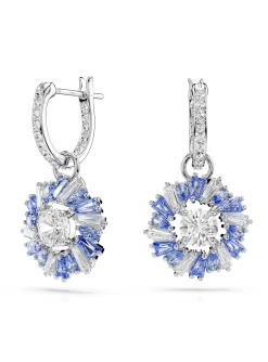 Boucles d'oreilles Swarovski Idyllia fleurs bleues
