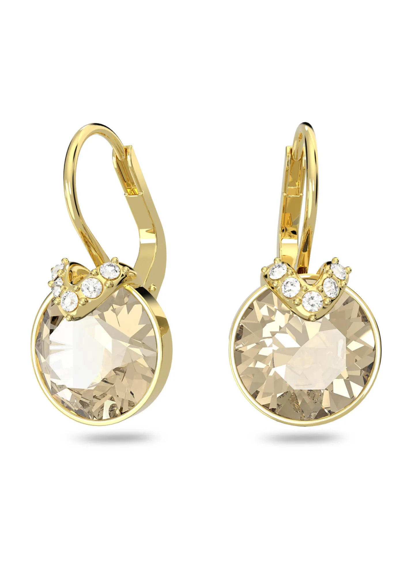 Boucles d'oreilles Swarovski Bella V dorées