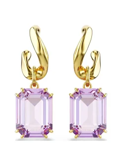 Boucles d'oreilles Swarovski Millenia violet
