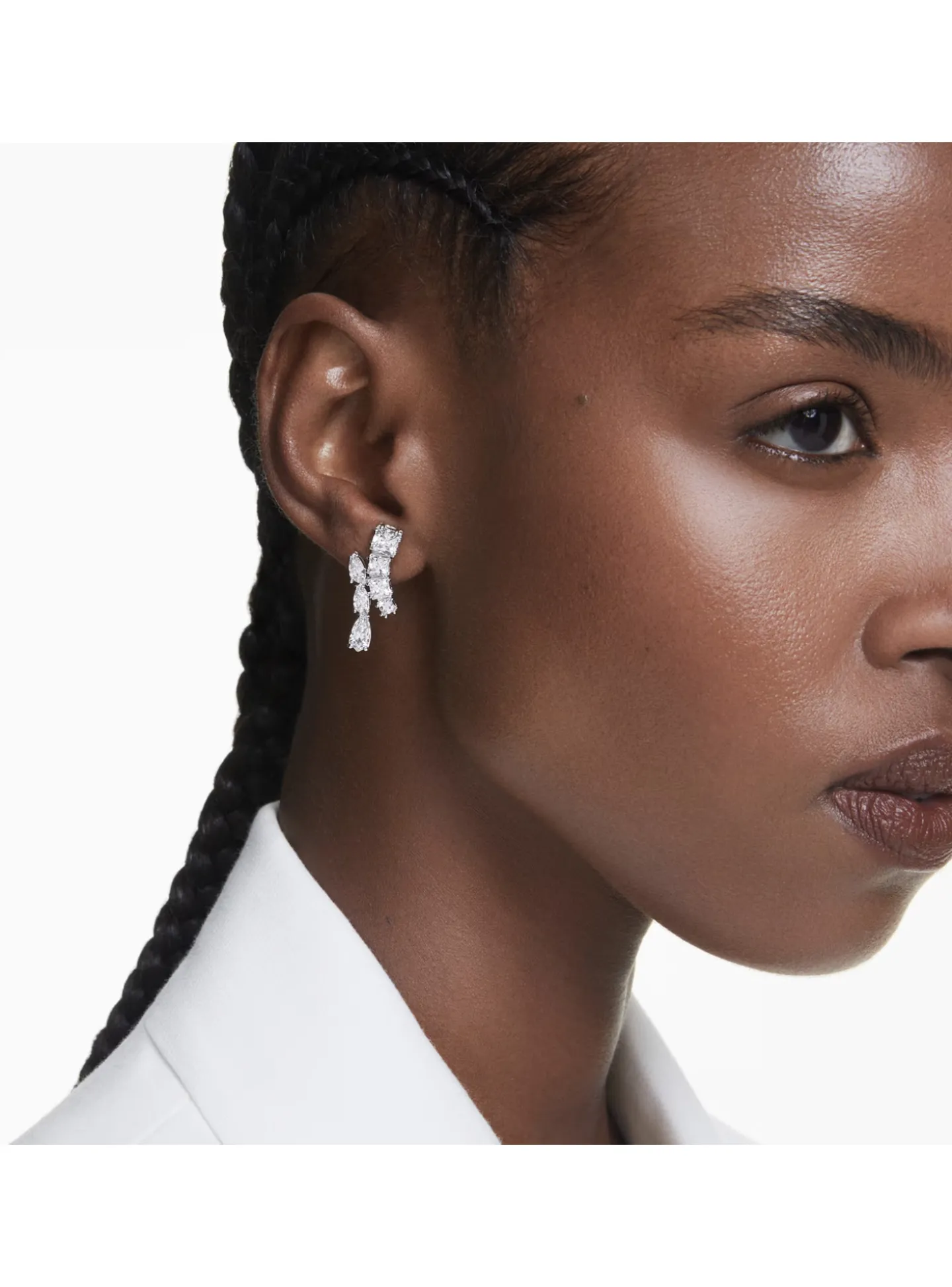 Boucles d'oreilles Swarovski Matrix géométriques