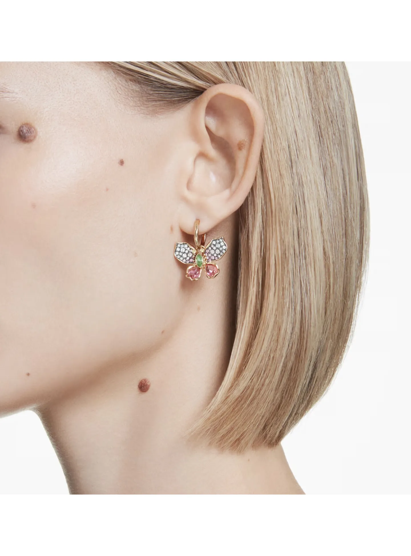 Boucles d'oreilles Swarovski Idyllia papillon