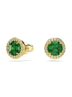 Boucles d'oreilles Swarovski Una verte