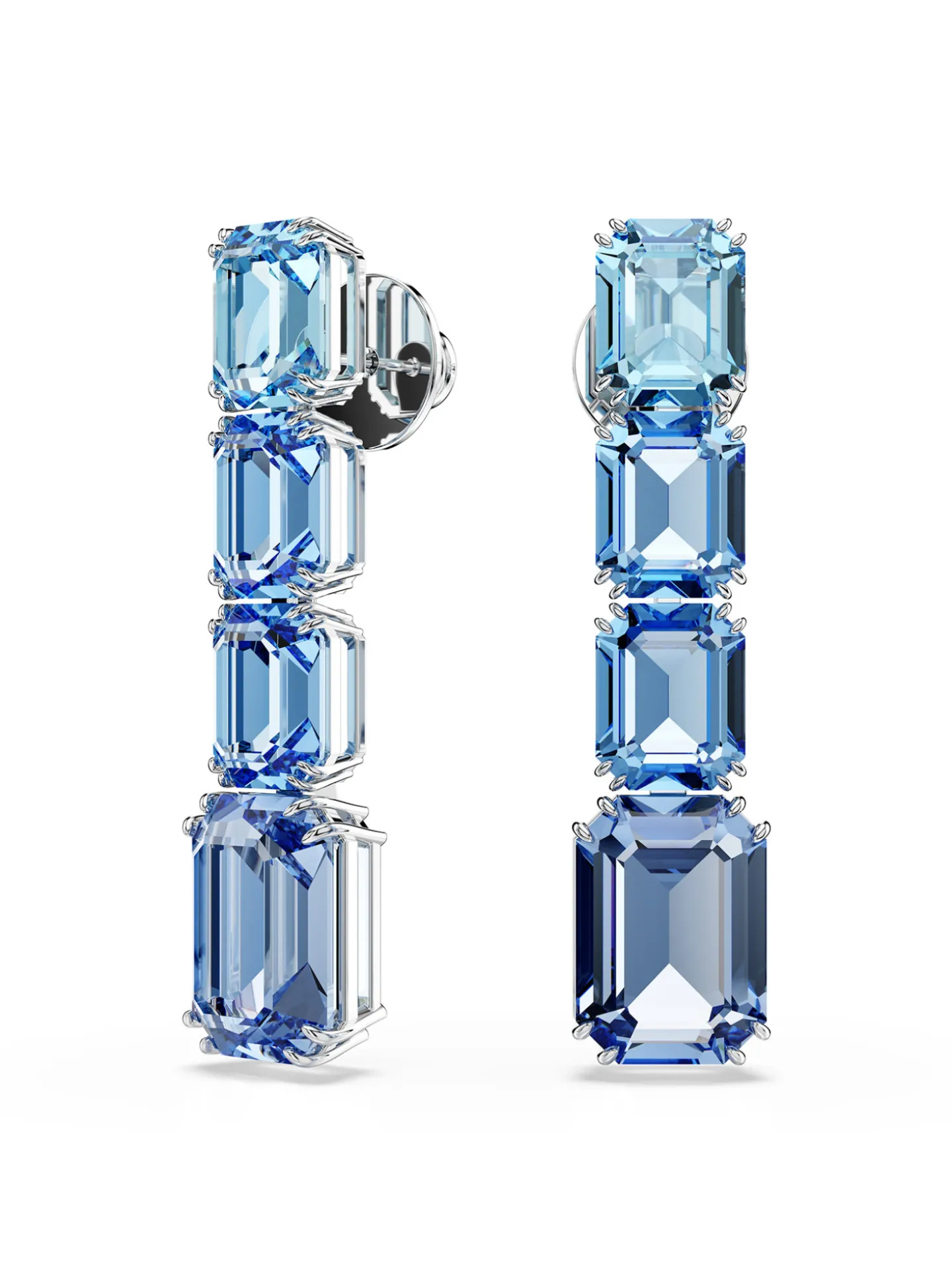 Boucles d'oreilles Swarovski Millenia bleues