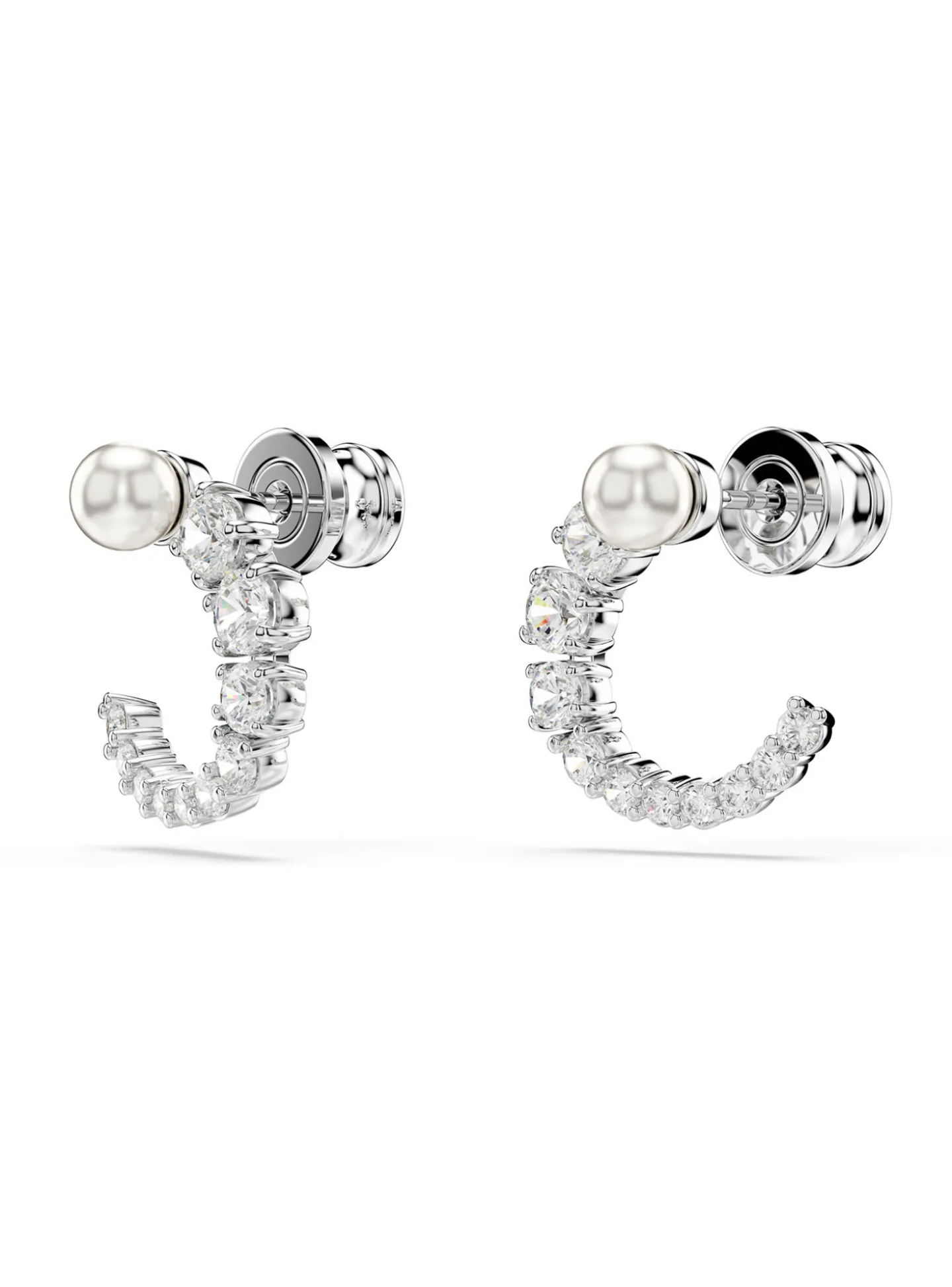 Boucles d'oreilles Swarovski Matrix perle de cristal