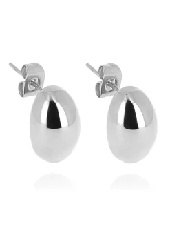 Boucles d'oreilles Zag Bijoux Rosee acier